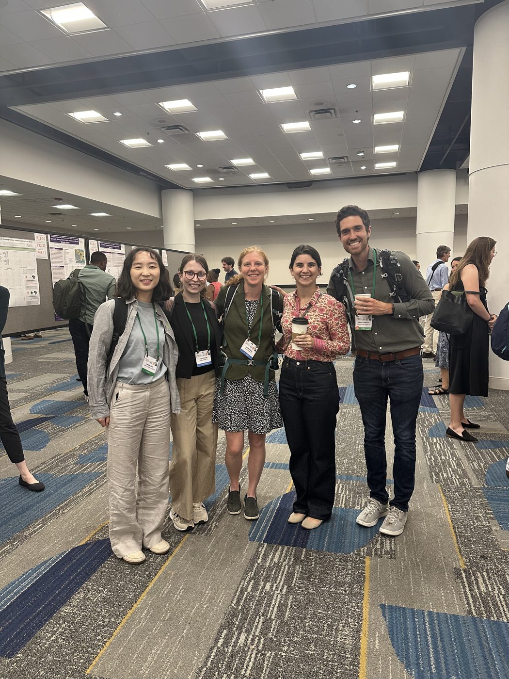 The group at a conference